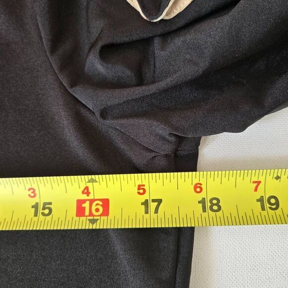 DKNY Golf Womens Long Sleeve Colorblock Zip Sport Jacket Top Black Rust Small - Picture 8 of 11